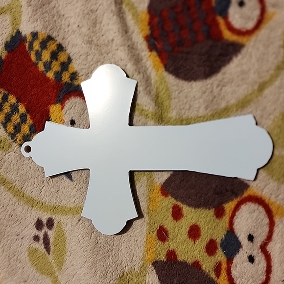 Mary and Jesus Decorative Cross - Picture 2 of 3